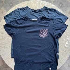 Bundle of two Marine Layer shirts size MARGE